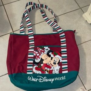 Disney World Christmas tote bag